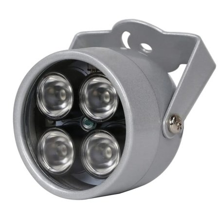 IR lys Lys 850nm 4 array LED Infrarød Vanntett Natt Vision CCTV
