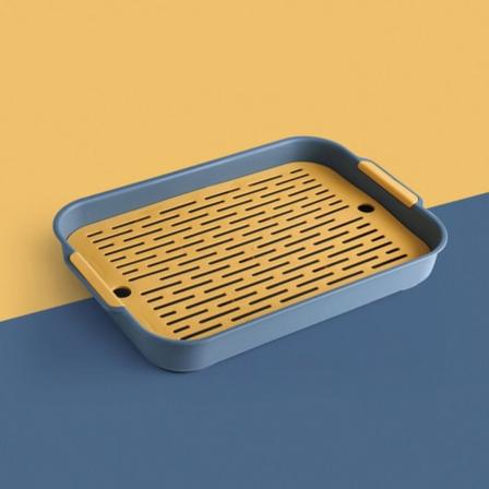 Små dyretilbehør Toilet Kanin kattebakke BLÅ L blå blue L