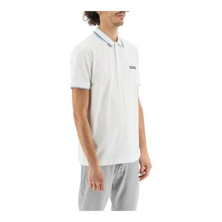 Hugo Boss Polo Shirts vit, Herr, Herr, Storlek: M