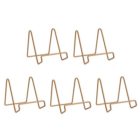 5-pack Tallriksställ Bildramställ GULD LITEN GULD