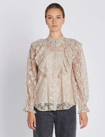 Bruuns Bazaar Panthusbbyonas Shirt - Cream - 44