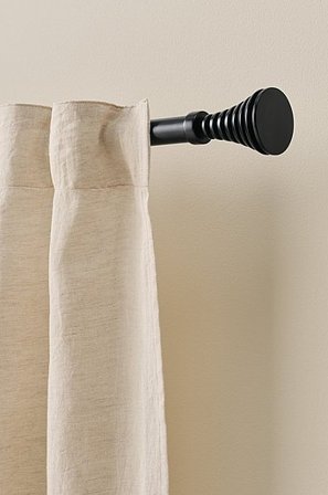 Jotex - Koker 120-210 Cm Zwart Zwart - ELLIE - Koop Gordijnroedes bij Jotex