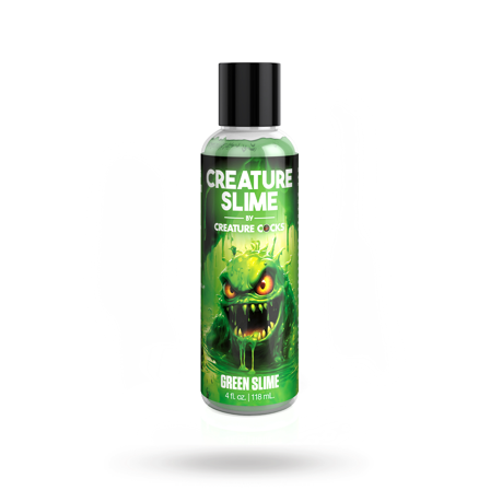 Creature Slime - Green Slime - Waterbased Lubricant 118 ml - Vuxen.se - Vattenbaserat glidmedel