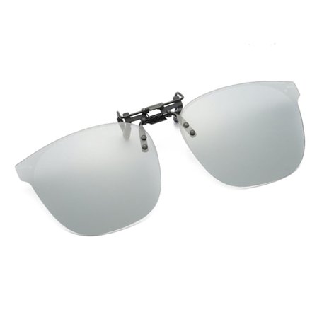 Clip On-solbriller Kantløse klips på nærsynede briller til mænd, kvinder (farveskift)