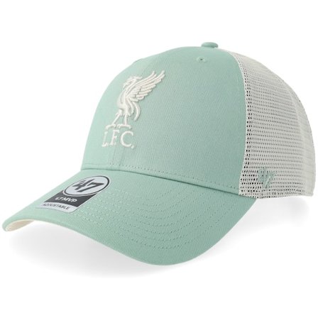 47 Brand - Football Grønn trucker Caps - Liverpool Ballpark Mesh 47 Mvp Eucalyptus Trucker @ Hatstore