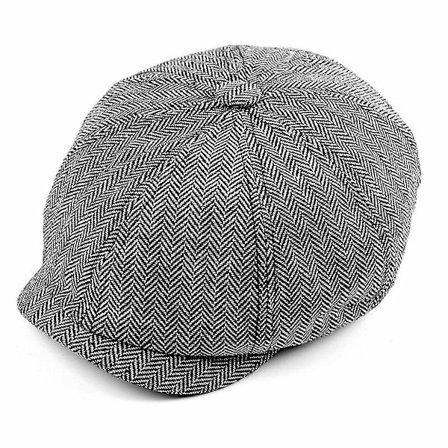 Herre Flat Cap, Flat Cap Baker Boy Hat Flat Cap Justerbar Størrelse