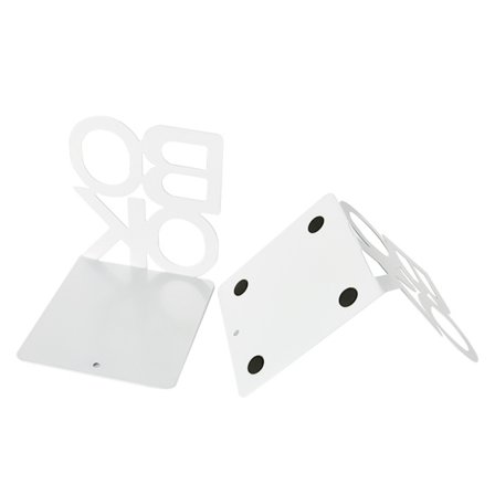 Bokstöd i Metall, Bokstavsformade, Halksäkra, Bokstöd