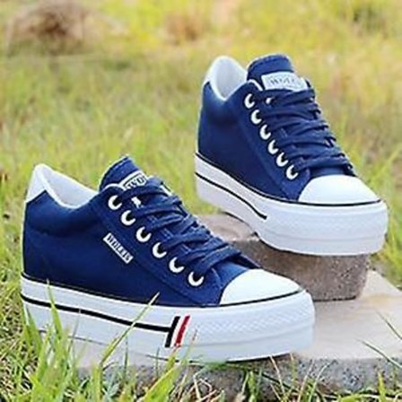 Casual Wedge- Sneakers som andas, plattformssneakers