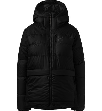 Haglöfs Riksgränsen Down 850 II Hood Women True Black - Damen - S