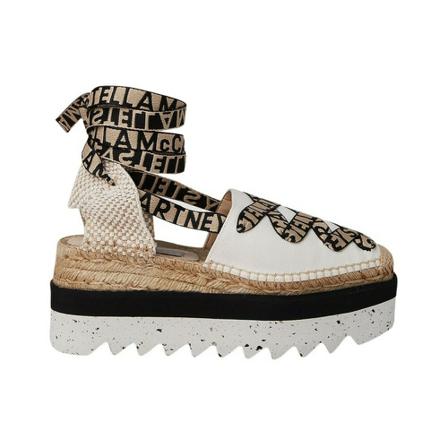 Stella McCartney, Wedges Beige, Dames, Maat:36 EU