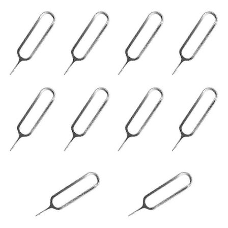 10-pack Universal SIM-kortfack Utmatningsstift