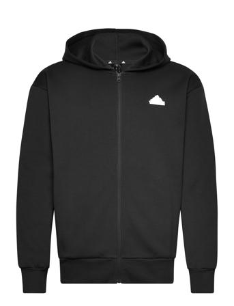 Adidas Sportswear Future Icons Doubleknit Full-Zip Svart