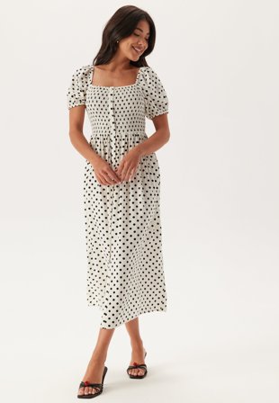 BUBBLEROOM - Smock Viscose Dress - L