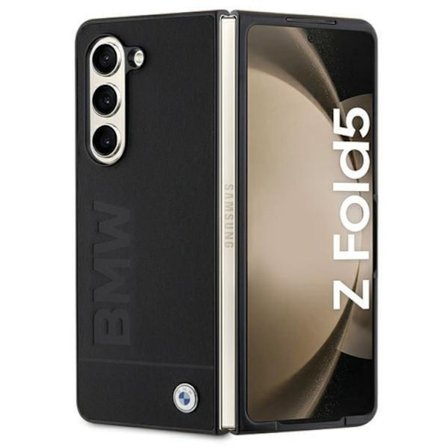 BMW Galaxy Z Fold 5 Mobilskal Signature Logo Imprint - Svart