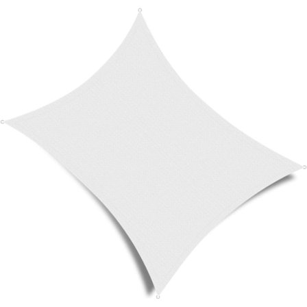 Skuggskydd (HDPE, 180g/m2), Rektangulär 2x3m, Trädgårdspatio Skuggskydd S
