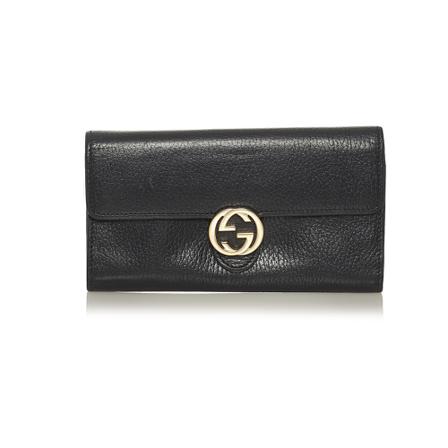 Gucci Vintage Pre-owned Clutches Sort, Dame Vintage Tasker, Størrelse: ONE Size