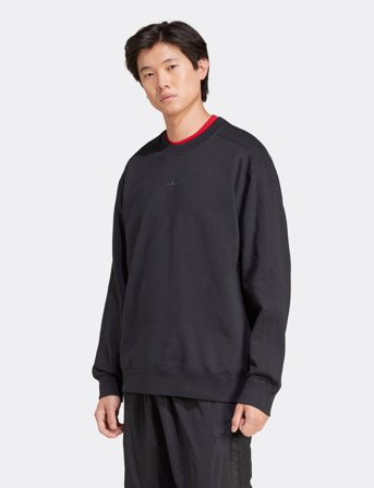 adidas Originals P Ess Crew - Black - M