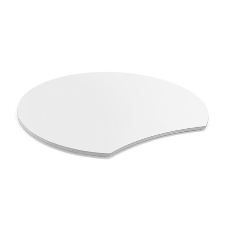 Tischplatte für Rednerpult, 700x630 mm, weiß