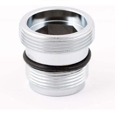 Adapter för kran till vattenrenare filter bubblare koppling M22 fin inner- och yttergänga vrid 4 poi