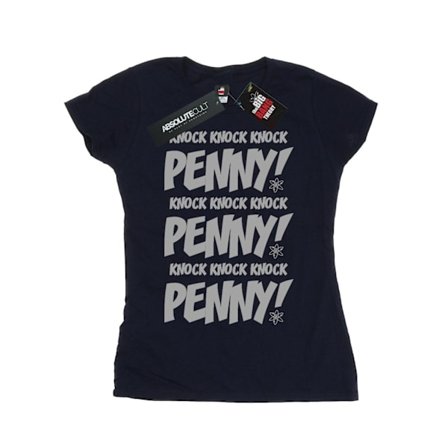 The Big Bang Theory Damkläder Knock Knock Penny Bomull T-shirt