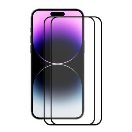 Enkay Iphone 14 Pro 2-pack Skärmskydd Heltäckande Härdat Glas