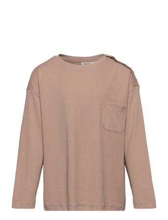 Nmmisak Ls Boxy Top July Lil Langærmet T-shirt Lyserød Lil'Atelier