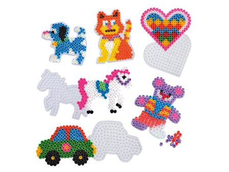 PLAYBOX Pärlplattor till maxipärlor 6/fp - Lyreco - Skola och förskola > Hobbymaterial > Nabbipärlor - Rörpärlor