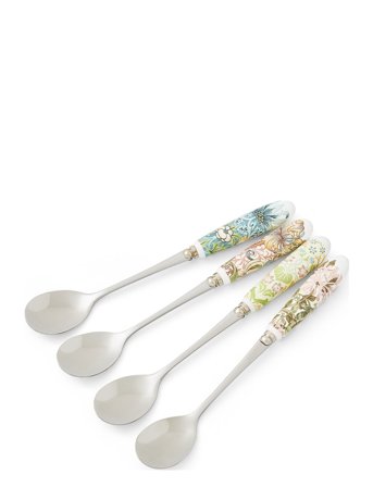 William & Morris Tea Spoons 6-P 15Cm Patterned Morris & Co