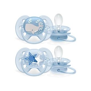 Philips Avent Succhietto Ultra Soft Per Bambini 0-6 Mesi 2 Pezzi