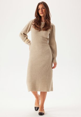 VILA-Vijacia O-neck L/S RIB KNIT MI-L