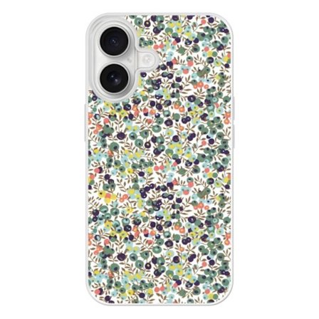 Siliconeförstärkt skal med tryck kompatibel med Apple iPhone 16 Liberty Wiltshire Grön