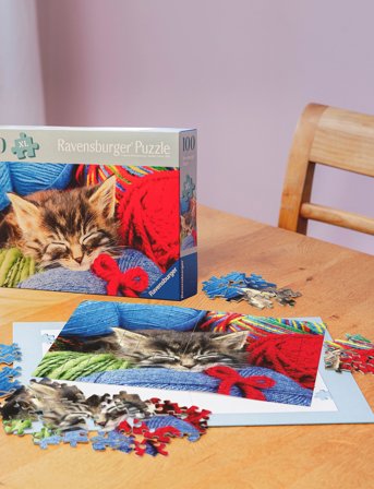 Ravensburger Wool Cat 100P Ad - Multi/patterned - ONE SIZE