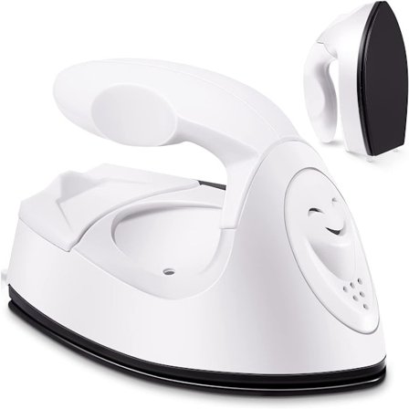Mini strykejern for håndverk, Mini varmepresse, Mini strykejern, bærbar, håndholdt varmepresse, lite strykejern med ladestasjon, tilbehør for