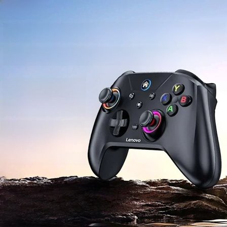 S02 Musta Lenovo S02 Peliohjain Nintendo Switch PC Android iOS Langaton Bluetooth-peliohjain Hall-liipaisimella ja mekaanisilla tuntopainikkeilla