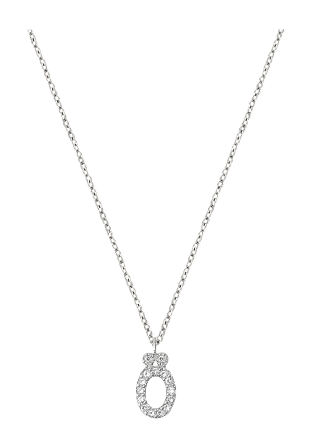 Mockberg Petite Stone Letter Ö Steel Necklace Smycken & klockor Dam Silver ONESIZE