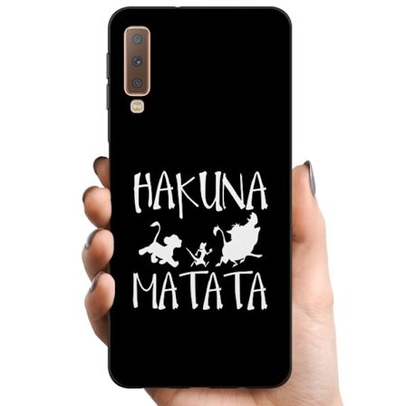 Yhteensopiva Puhelinkuori Samsung Galaxy A7 (2018) Hakuna Matata