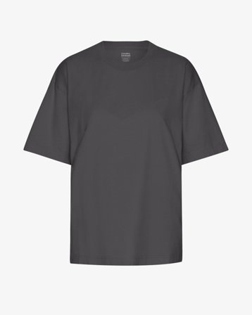 Oversized Organic T-Shirt - Lava Grey XS