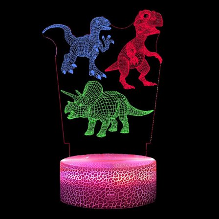 3D Illusionslampa Nattlampa, Påfågel Står på Ett Ben Dynamisk Föränderlig LED Optisk Illusionslampa med Touch, LED 3D Illusionslampa för Alla Hjärtans