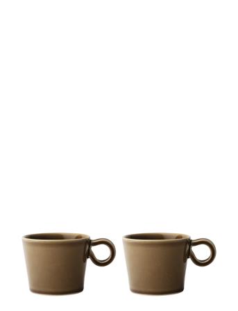 Daria Cup 28 Cl St Ware 2-Pack Home Tableware Cups & Mugs Coffee Cups Brun PotteryJo