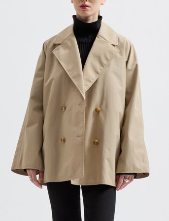 Brixtol Textiles Margot Nylon - Beige - XS