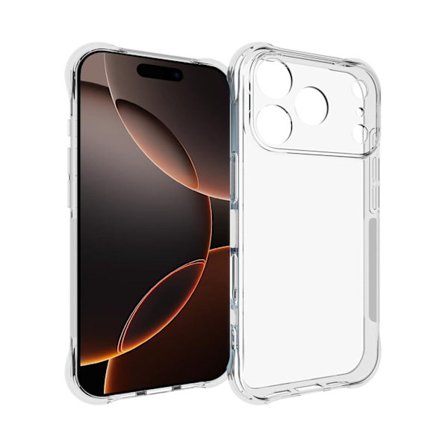 iPhone 17 Pro Max Cover Gennemsigtig TPU Stødsikker