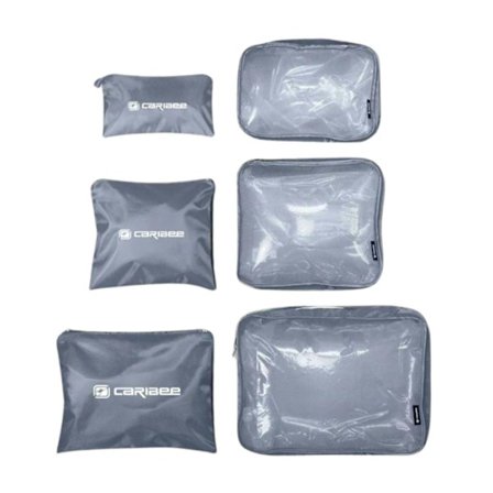 Caribee Packing Cube Set De Luxe - 6 pcs. Caribee Packing Cube Set De Luxe - 6 pcs. - Blue