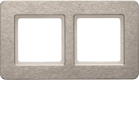 Hager 10226083 Peitekehys Q.7, vaakasuoraan asennukseen 2-paikkainen, Kytkimet & pistorasiat