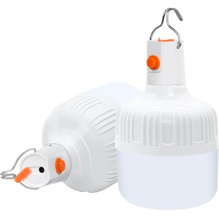 2 stk. USB genopladelig campinglampe til udendørs brug