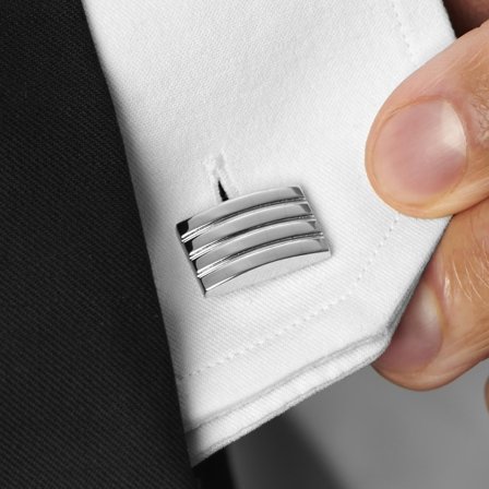 Tyylikkäät Kalvosinnapit Viivoilla for Men