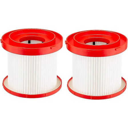 2-pak vådt/tørt støvsuger HEPA-filter udskiftning 49-90-1900 Kompatibel med Milwaukee Kableløs Støvsuger