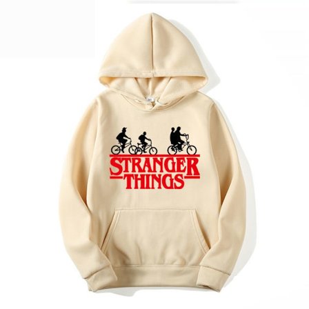 Unisex Hellfire Club Stranger Things T-skjorte Dame/Herre Langermet Topp 0619 Trekvart ermer S