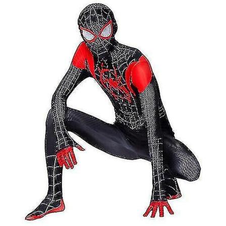 Hämähäkkimies supersankariaskuun, lapset Miles Morales Cosplay Adult_y mask 180cm