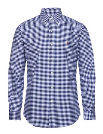 Polo Ralph Lauren Custom Fit Oxford Shirt - Blue - L