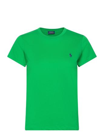 Cotton Jersey Crewneck Tee Green Polo Ralph Lauren